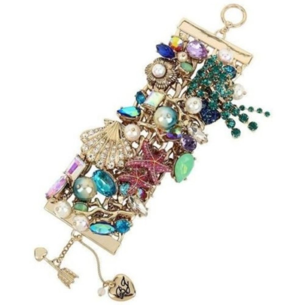 Betsey Johnson Multicolor Charm Bracelet